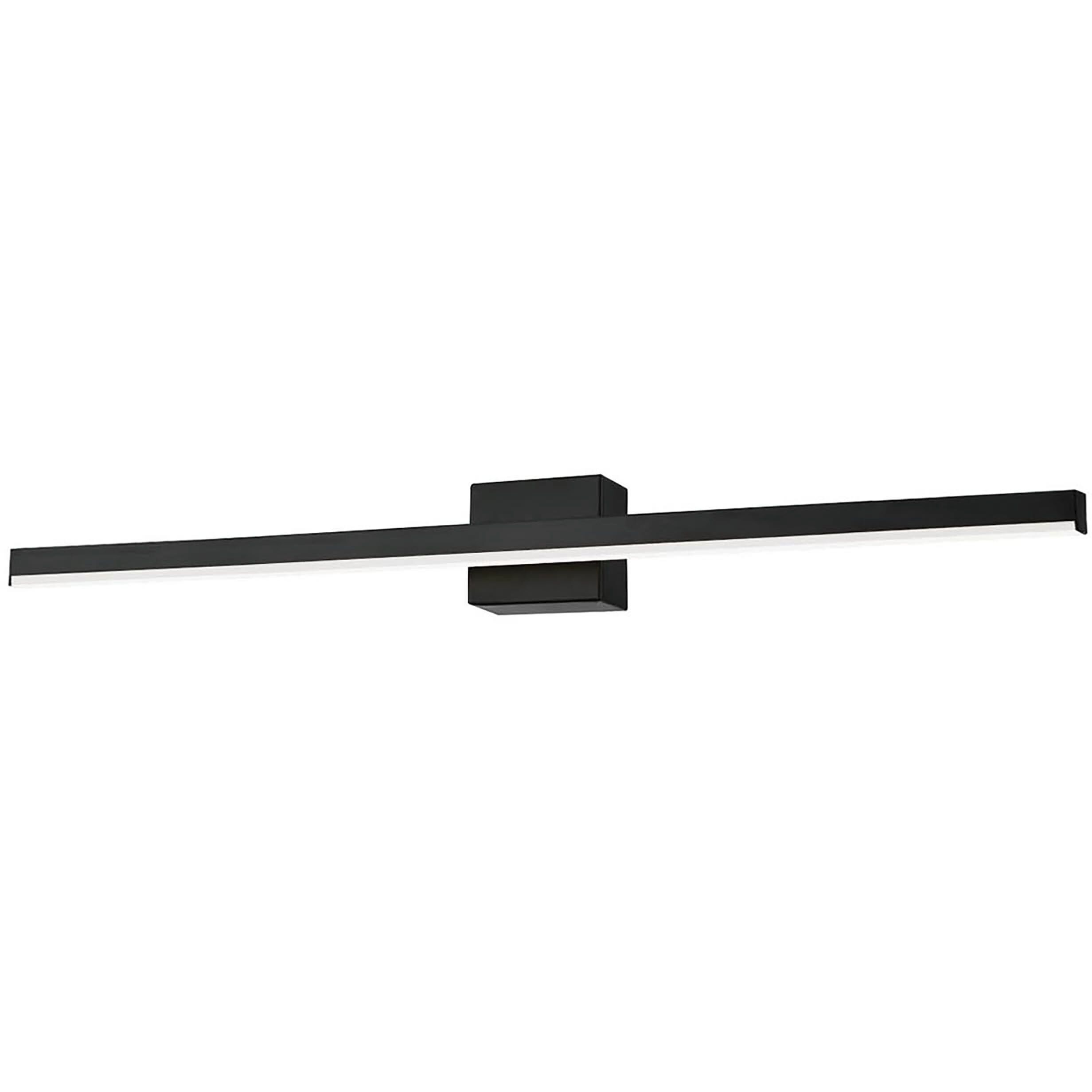 Lineari 1 Light 24 inch Matte Black Bath Vanity Light Wall Light