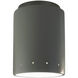 Radiance Collection 1 Light 6.5 inch Midnight Sky and Matte White Flush-Mount Ceiling Light, Form+Finish+Function