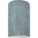 Ambiance 1 Light 5.75 inch Verde Patina Wall Sconce Wall Light