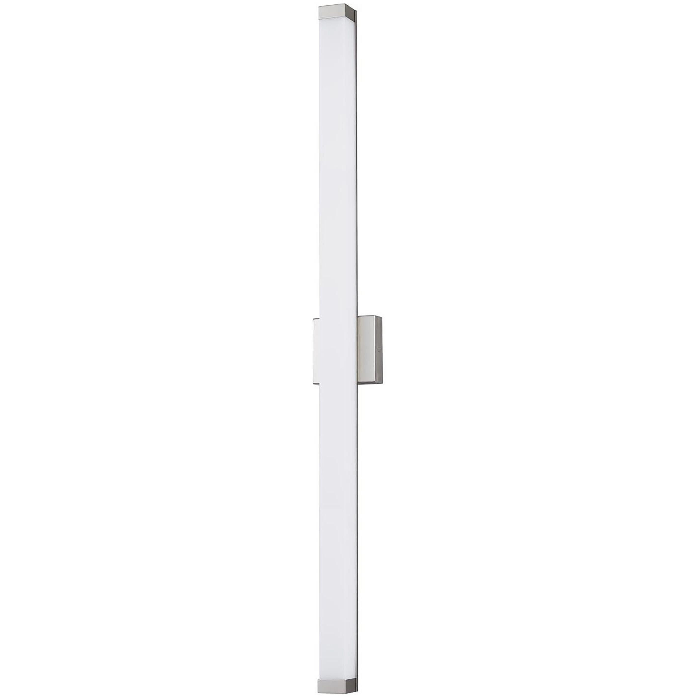 Acryluxe Collection - Mio 1 Light 48 inch Brushed Nickel Bath Vanity Light Wall Light