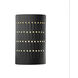 Ambiance Cactus Cylinder LED 5.75 inch Carbon Matte Black Wall Sconce Wall Light, Small