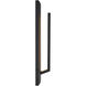 Zurich 21 inch Matte Black Outdoor Wall Sconce in 3.5" D x 4.5" W x 21" H, EVOLV