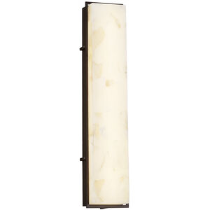 Alabaster Rocks Avalon Wall Sconce Wall Light in Dark Bronze