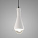 Radiance Collection LED 4.75 inch Bisque with Dark Bronze Pendant Ceiling Light