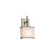 Textile LED 7 inch Brushed Nickel ADA Wall Sconce Wall Light