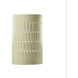Ambiance Cactus Cylinder LED 5.75 inch Vanilla Gloss Wall Sconce Wall Light, Small