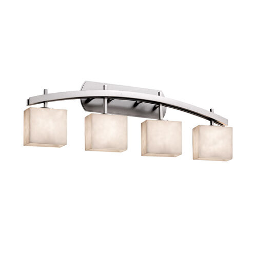 Clouds LED 35.5 inch Brushed Nickel Vanity Light Wall Light in 2800 Lm LED, Rectangle