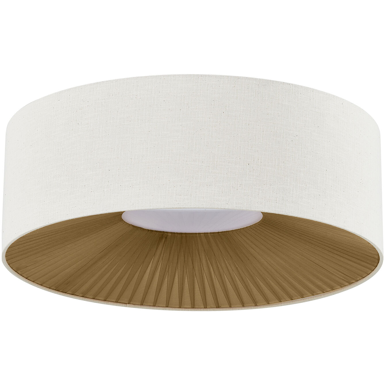 Textile Collection 8 Light 30 inch Matte Black Flush Mount Ceiling Light, Warren Family