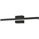 Lineari 1 Light 16 inch Matte Black Bath Vanity Light Wall Light