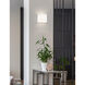 Textile Collection - Marco Family 4.25 inch White Linen ADA Wall Sconce Wall Light, EVOLV