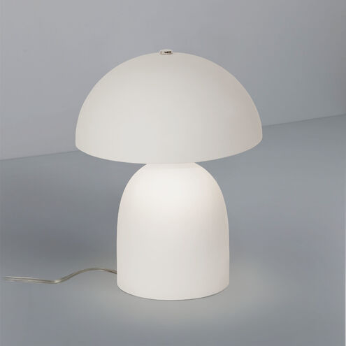 Portable 12 inch 60 watt Gloss Black and Matte White Table Lamp Portable Light