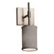 Textile LED 5 inch Brushed Nickel Wall Sconce Wall Light