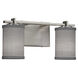 Textile LED 14 inch Brushed Nickel Bath Bar Wall Light