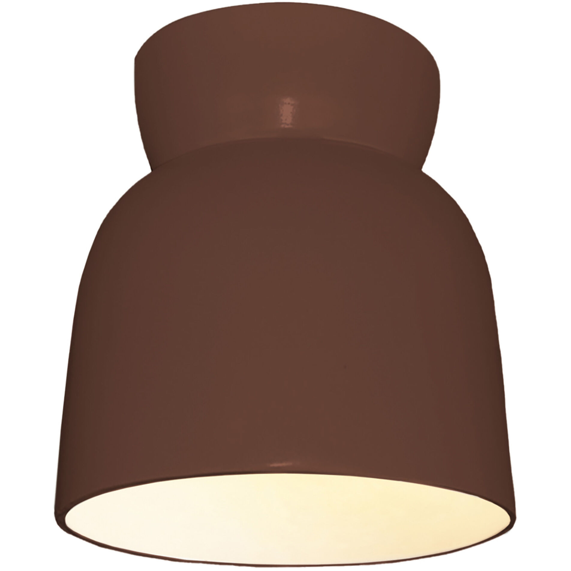 Radiance Collection 1 Light 7.5 inch Canyon Clay Outdoor Flush Mount