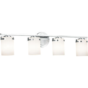 Fusion LED 31.5 inch Polished Chrome Vanity Light Wall Light in 2800 Lm LED, Ribbon Fusion