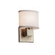 Textile LED 6.5 inch Matte Black ADA Wall Sconce Wall Light