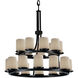 Limoges LED 33 inch Matte Black Chandelier Ceiling Light