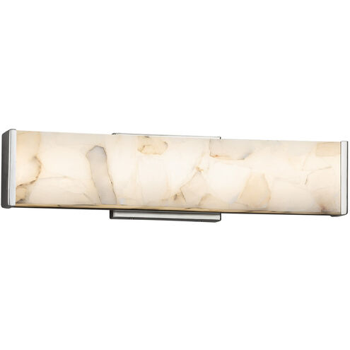 Alabaster Rocks 18.5 inch Polished Chrome Vanity Light Wall Light
