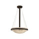 LumenAria LED 21 inch Dark Bronze Pendant Ceiling Light in 3000 Lm LED, Ring