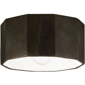 Radiance Collection 1 Light 12.25 inch Terra Cotta Outdoor Flush-Mount