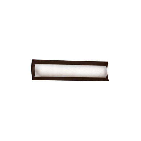 Fusion LED 21.5 inch Dark Bronze Vanity Light Wall Light in Weave Fusion