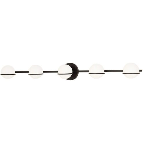 Fusion LED 41 inch Matte Black Bath Bar Wall Light, Centric Family