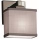 Textile 1 Light 6.5 inch Brushed Nickel ADA Wall Sconce Wall Light, Regency Family, Choices