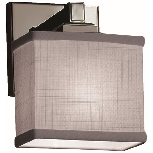 Textile 1 Light 6.5 inch Brushed Nickel ADA Wall Sconce Wall Light, Regency Family, Choices