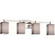 Textile 4 Light 31 inch Polished Chrome Bath Vanity Light Wall Light, Tetra Family, Choices