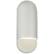 Ambiance Collection - Capsule Wall Sconce Wall Light in Dedicated LED, Matte White, 4D x 14H, Form+Finish+Function