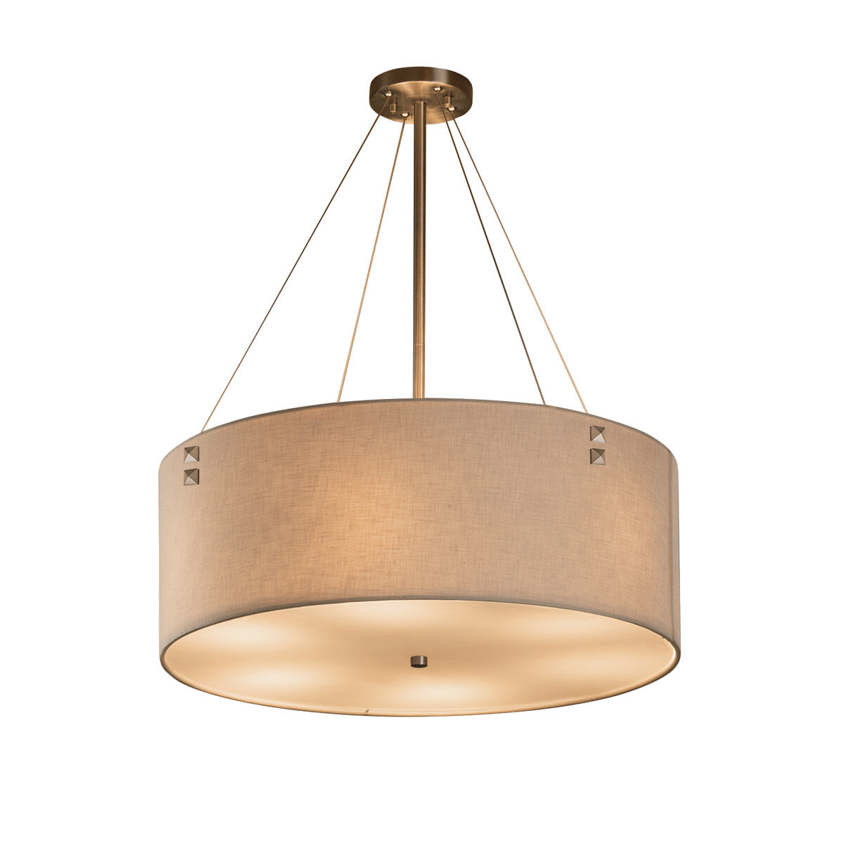 36 inch top drum chandelier