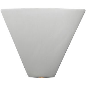 Ambiance LED 13 inch White Crackle Wall Sconce Wall Light