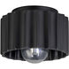 Radiance Collection 1 Light 8 inch Gloss Gray Outdoor Flush-Mount