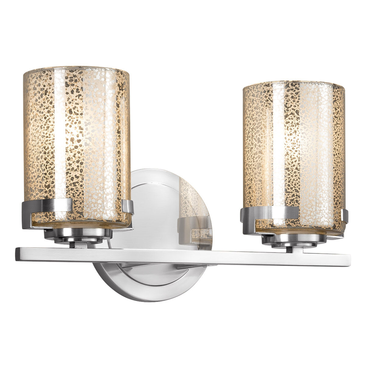 Mercury glass outlet bathroom vanity light