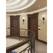 Fusion Collection - Sequoia Family 1 Light 5 inch Matte Black and Opal ADA Wall Sconce Wall Light, EVOLV