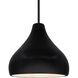 Radiance LED 11.5 inch Carbon Matte Black and Matte Black Pendant Ceiling Light