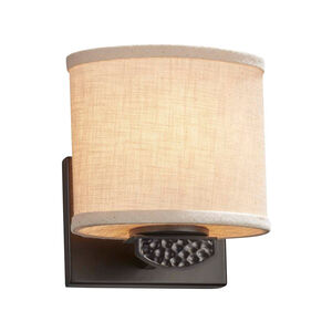 Textile Malleo LED 7 inch Brushed Nickel ADA Wall Sconce Wall Light