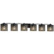 Wire Mesh 6 Light 54.00 inch Bathroom Vanity Light