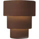 Ambiance Collection LED 12.75 inch Real Rust Wall Sconce Wall Light in Dedicated LED, Form+Finish+Function