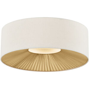 Textile Collection 8 Light 30 inch Matte Black Flush Mount Ceiling Light, Warren Family