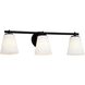 Fusion Collection - Alpino Family 25 inch Matte Black Bath Bar Wall Light