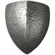 Ambiance LED 7 inch Hammered Pewter Wall Sconce Wall Light