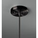 Radiance Collection 1 Light 12 inch Matte Black Pendant Ceiling Light