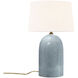 Luminance Collection - Kava 22 inch 100.00 watt Concrete Table Lamp Portable Light in White, Form+Finish+Function