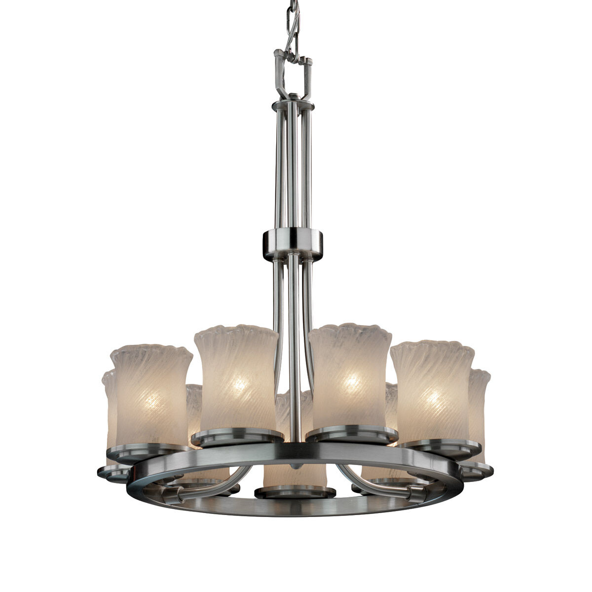 Veneto Luce 9 Light 23 inch Dark Bronze Chandelier Ceiling Light in Amber (Veneto Luce), Incandescent