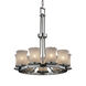 Veneto Luce 9 Light 23 inch Dark Bronze Chandelier Ceiling Light in Amber (Veneto Luce), Incandescent