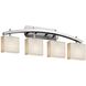 Porcelina 4 Light 35.50 inch Bathroom Vanity Light