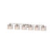 Fusion 49 inch Brushed Nickel Bath Bar Wall Light