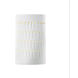 Ambiance Cactus Cylinder LED 5.75 inch Gloss White Wall Sconce Wall Light, Small
