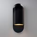 Ambiance Collection - Capsule LED 5 inch Carbon Matte Black Outdoor Wall Sconce in Dedicated LED, 4D x 14H, Form+Finish+Function